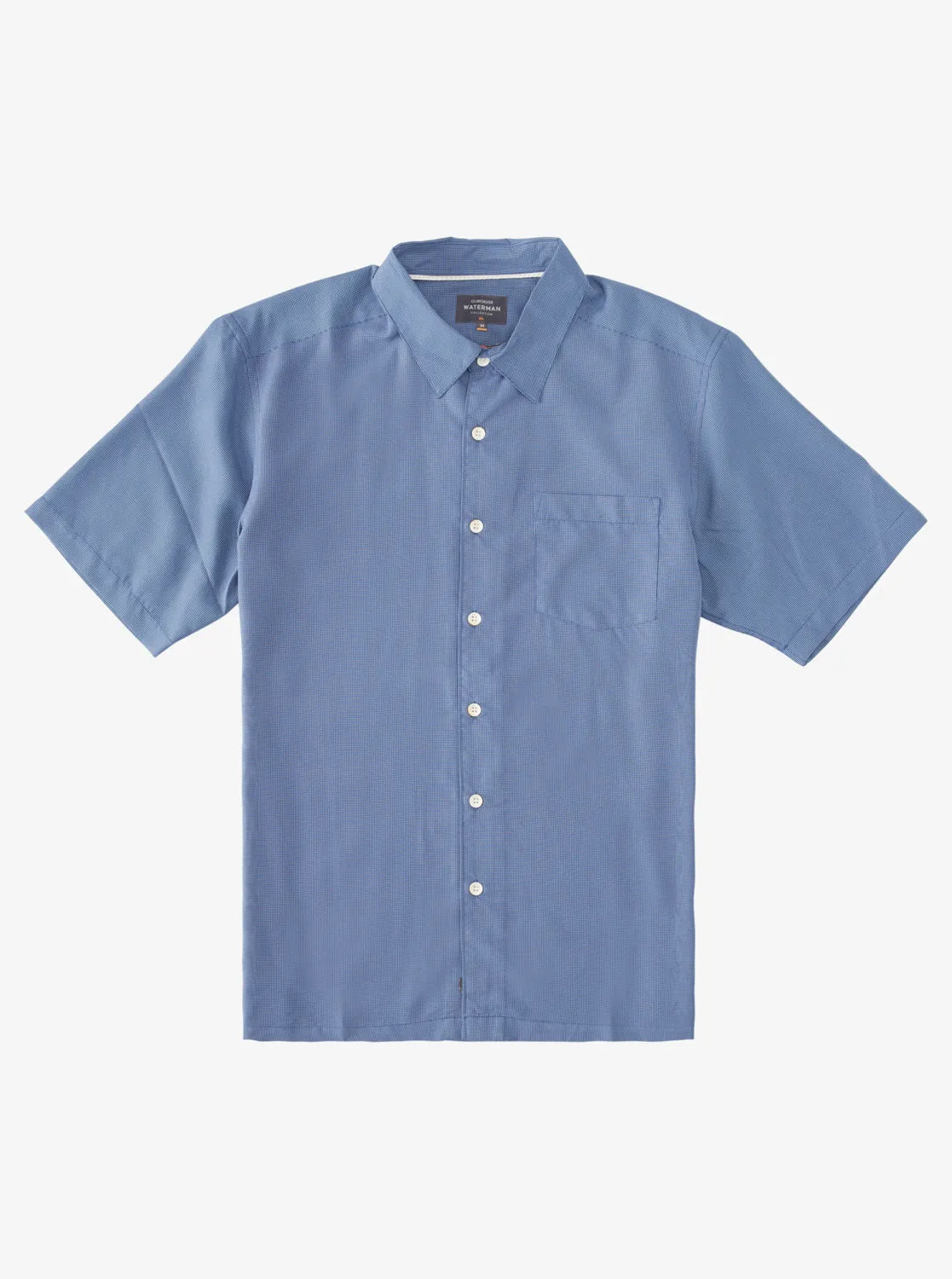 Waterman Kings Cliff Short Sleeve Shirt - Ensign Blue Kings Cliff sold by Quiksilver