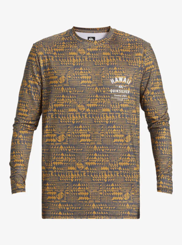 Hawaii Multiply Long Sleeve Surf Tee - Iron Gate made by Quiksilver