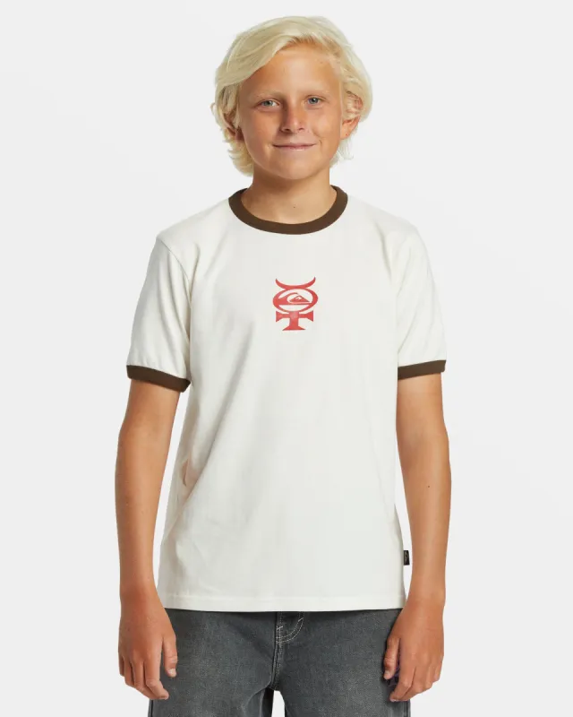 Boys 8-16 Mercury Ringer T-Shirt - Snow White sold by Quiksilver