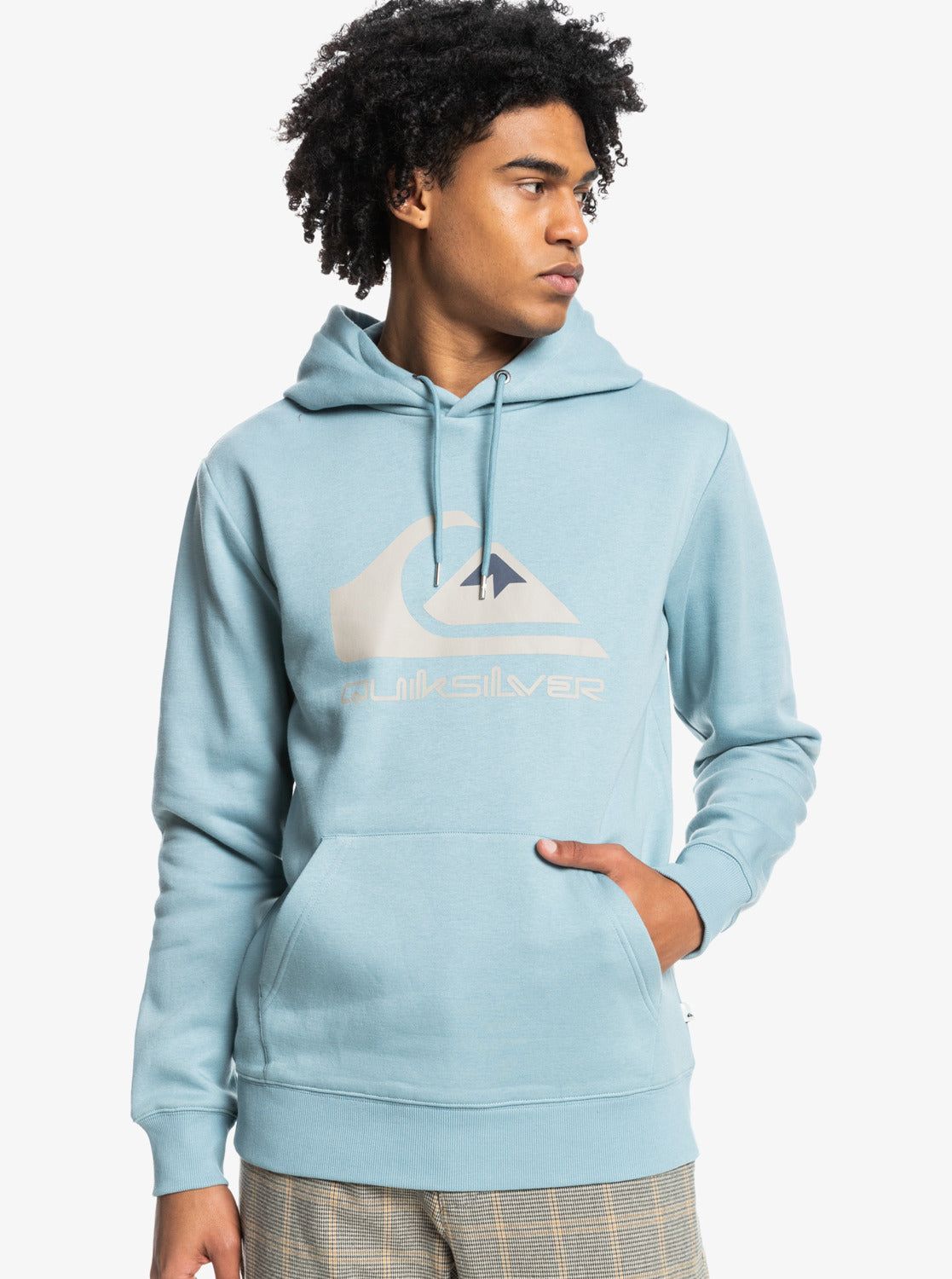 Big Logo Pullover Hoodie - Citadel Blue sold by Quiksilver product image thumbnail 3