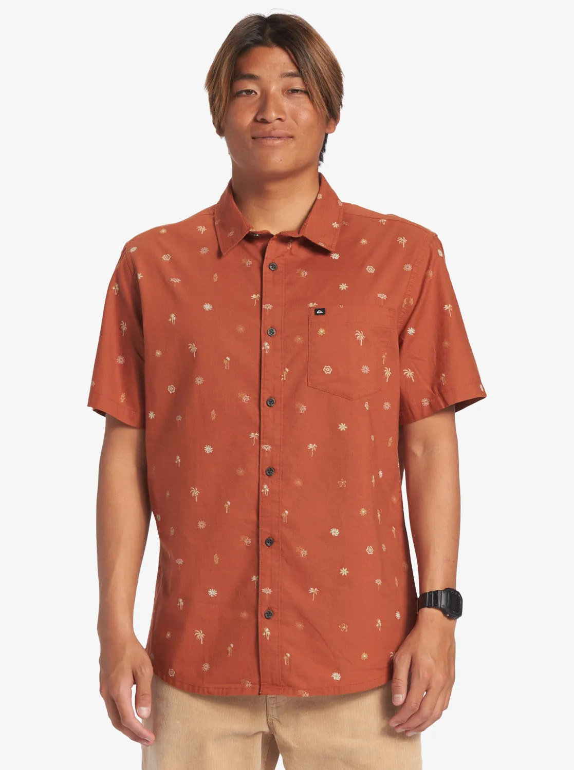 Heat Wave Short Sleeve Shirt - Baked Clay Heat Waves sold by Quiksilver product image thumbnail 3