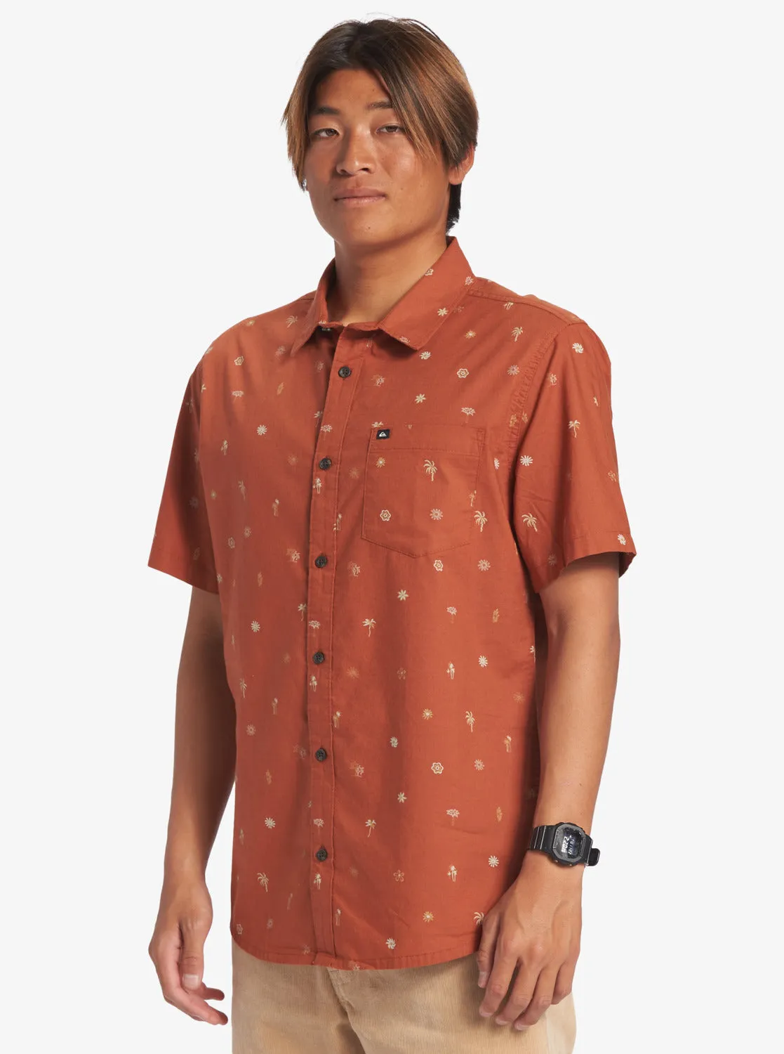 Heat Wave Short Sleeve Shirt - Baked Clay Heat Waves sold by Quiksilver product image thumbnail 4