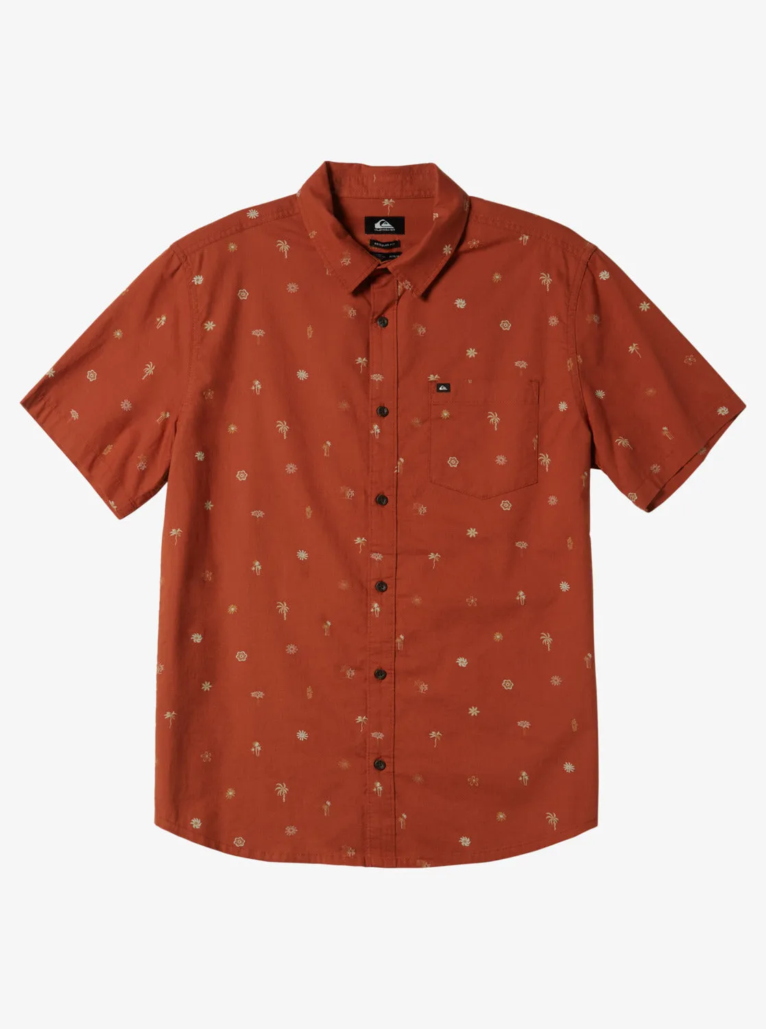 Heat Wave Short Sleeve Shirt - Baked Clay Heat Waves sold by Quiksilver