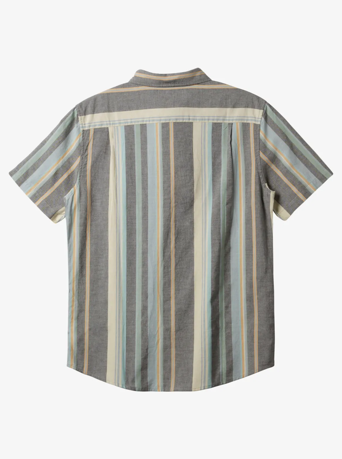 Boys 8-16 Oxford Stripe Classic Short Sleeve Woven Shirt - Black Oxford Stripe Ss sold by Quiksilver product image thumbnail 2