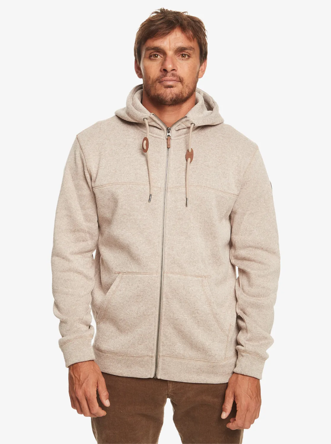 Keller Zip-Up Hoodie - Goat Heather sold by Quiksilver product image thumbnail 3