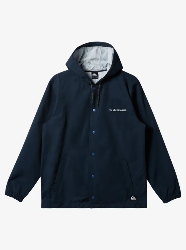 Rain Cloud Hooded Coach Track Jacket - Dark Navy made by Quiksilver