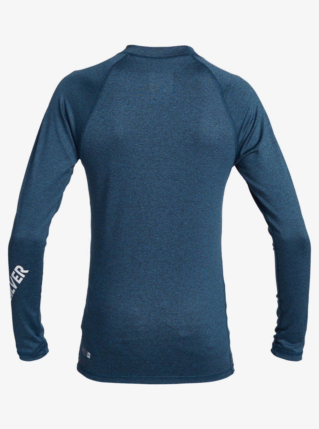 Boys 8-16 All Time Long Sleeve Upf 50 Rashguard - Majolica Blue Heather sold by Quiksilver product image thumbnail 2