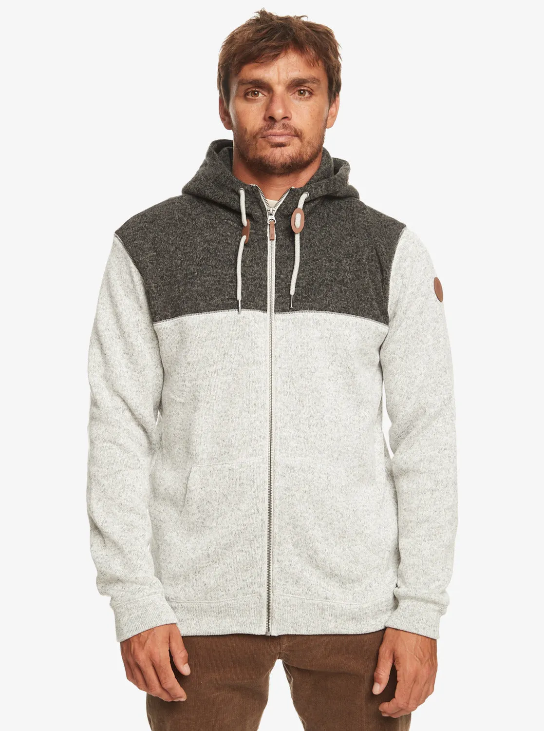 Keller Zip Hoodie - Light Grey Heather sold by Quiksilver product image thumbnail 3