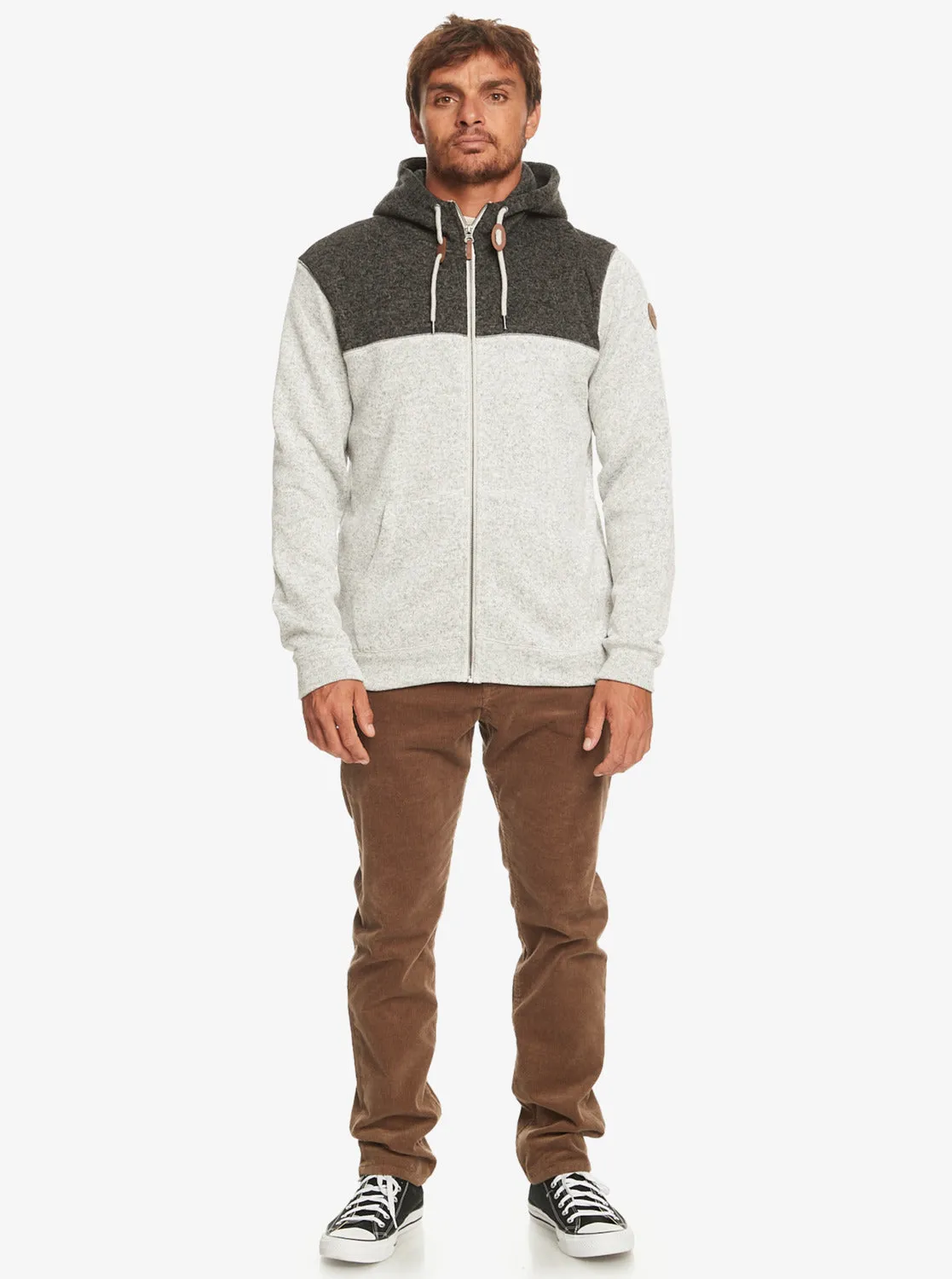 Keller Zip Hoodie - Light Grey Heather sold by Quiksilver product image thumbnail 4