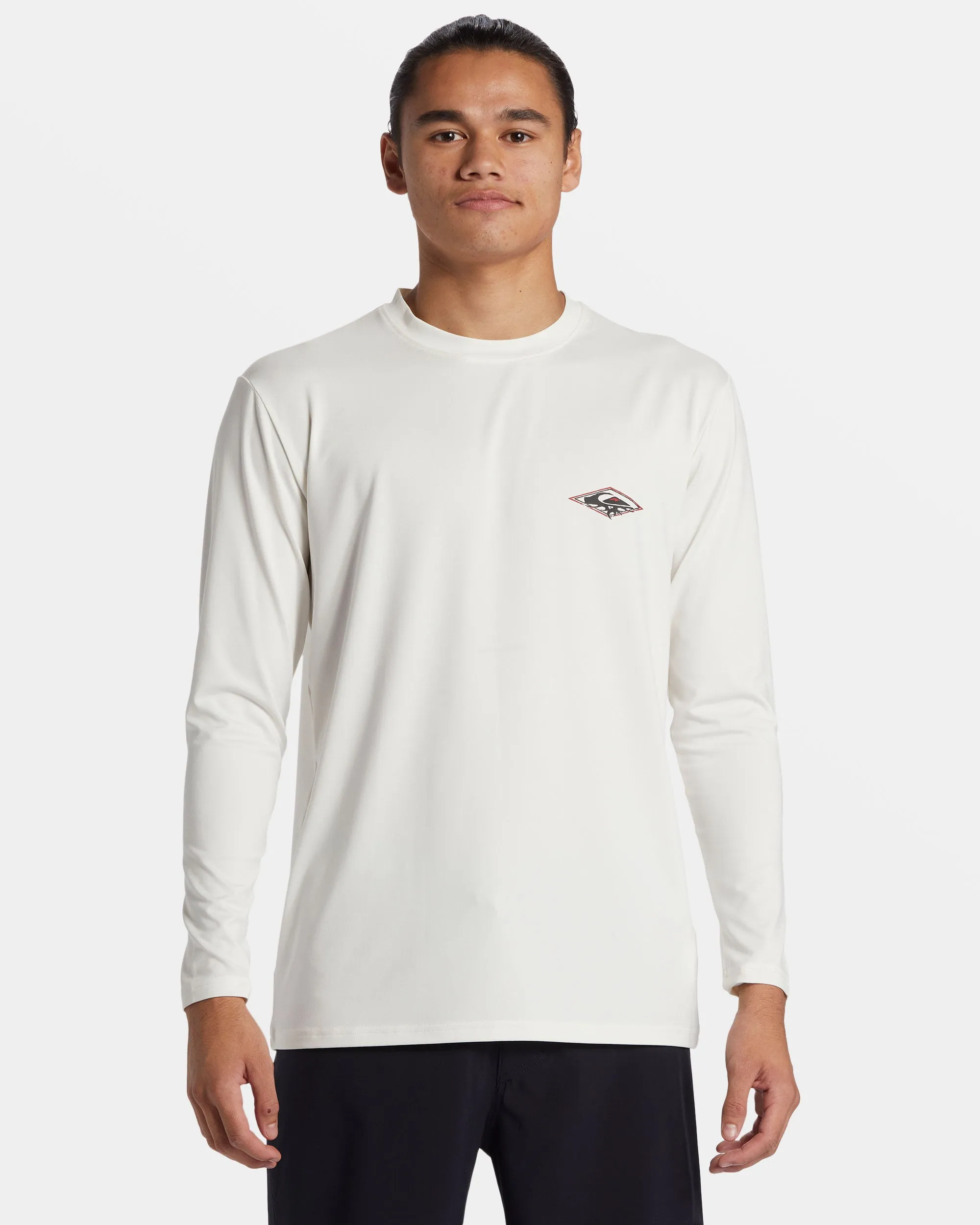 Everyday Long Sleeve Surf Tee - Snow White sold by Quiksilver
