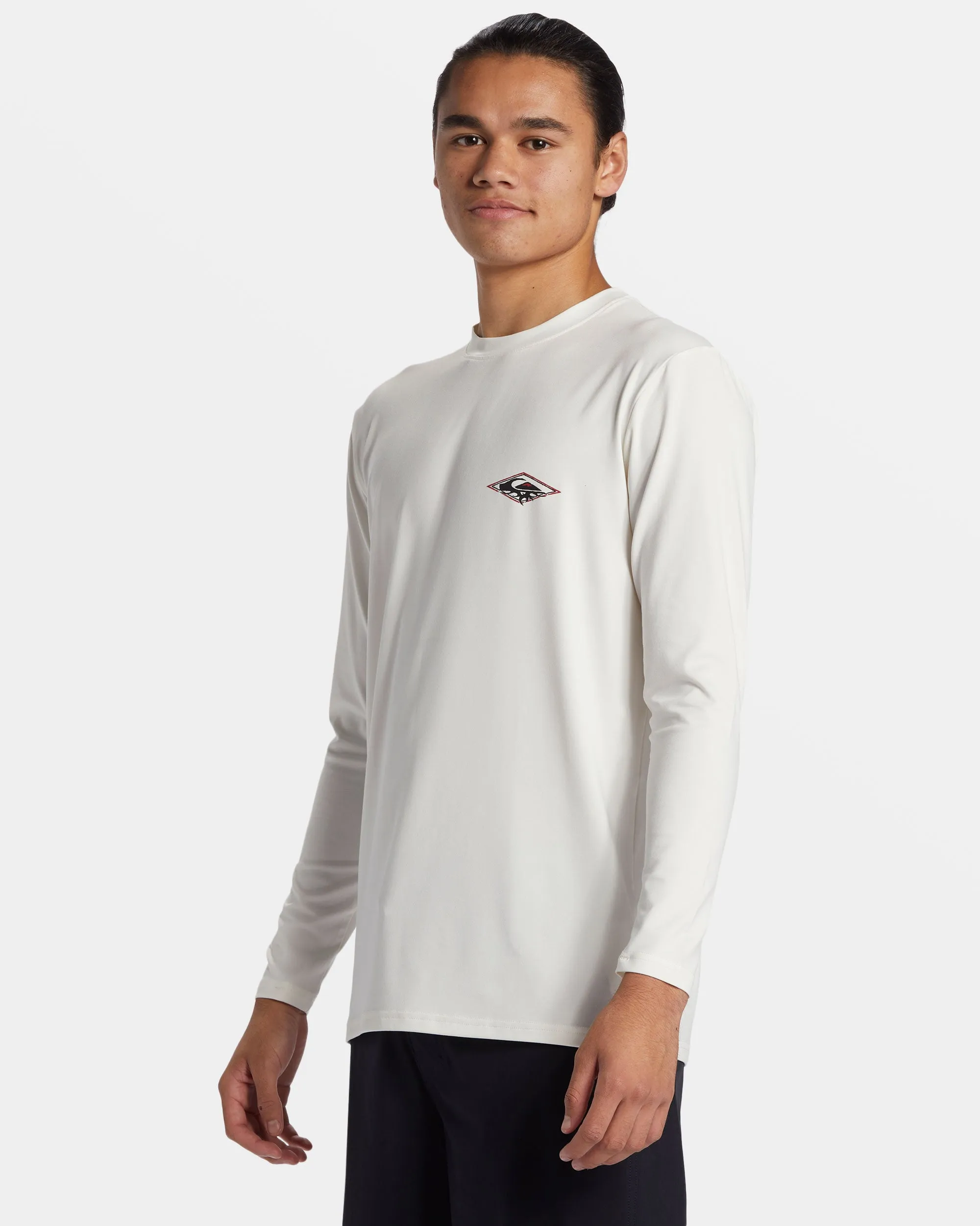 Everyday Long Sleeve Surf Tee - Snow White sold by Quiksilver product image thumbnail 4