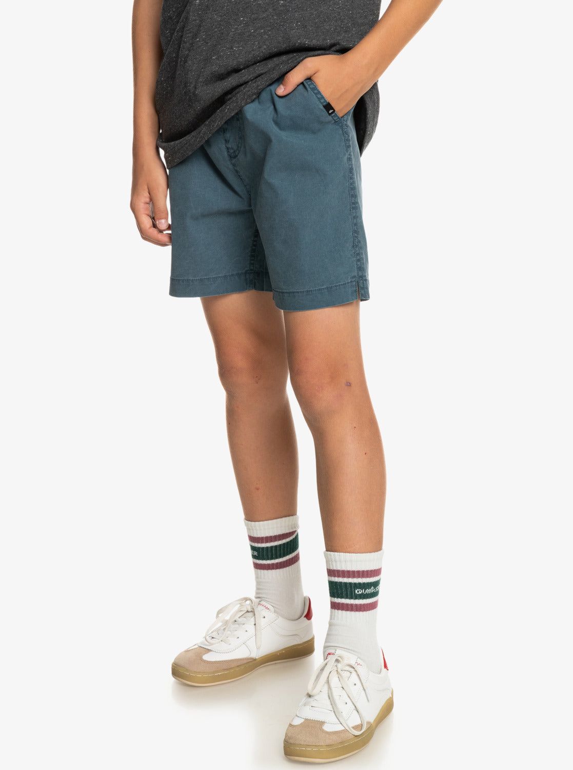 Boys 8-16 Taxer 15" Elastic Waist Shorts - Midnight Navy sold by Quiksilver product image thumbnail 4