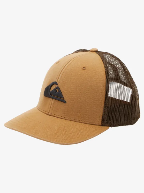 Grounder Trucker Hat - Bone Brown made by Quiksilver