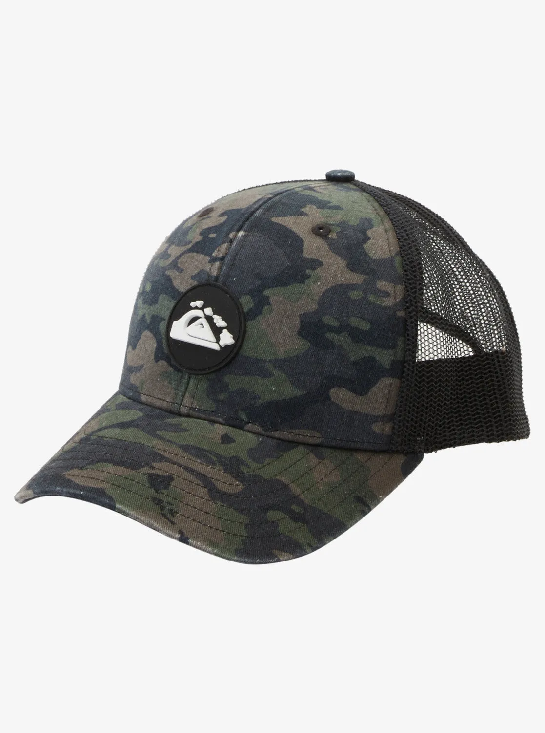 Hawaii Islands Camo Trucker Hat - Thyme sold by Quiksilver