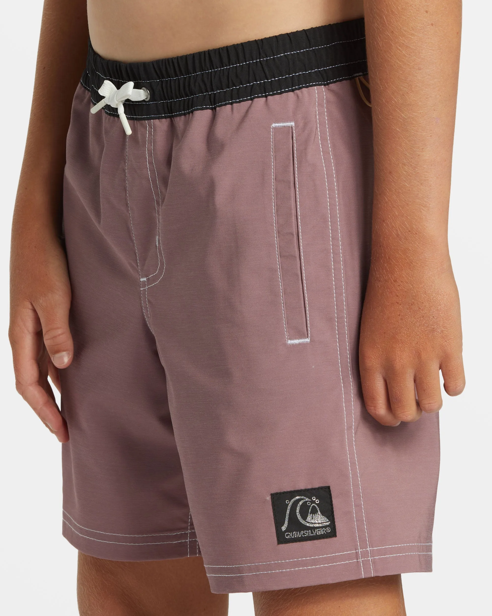 Boys 8-16 Original Straight Leg 15" Swim Trunks - Grape Shake sold by Quiksilver product image thumbnail 5
