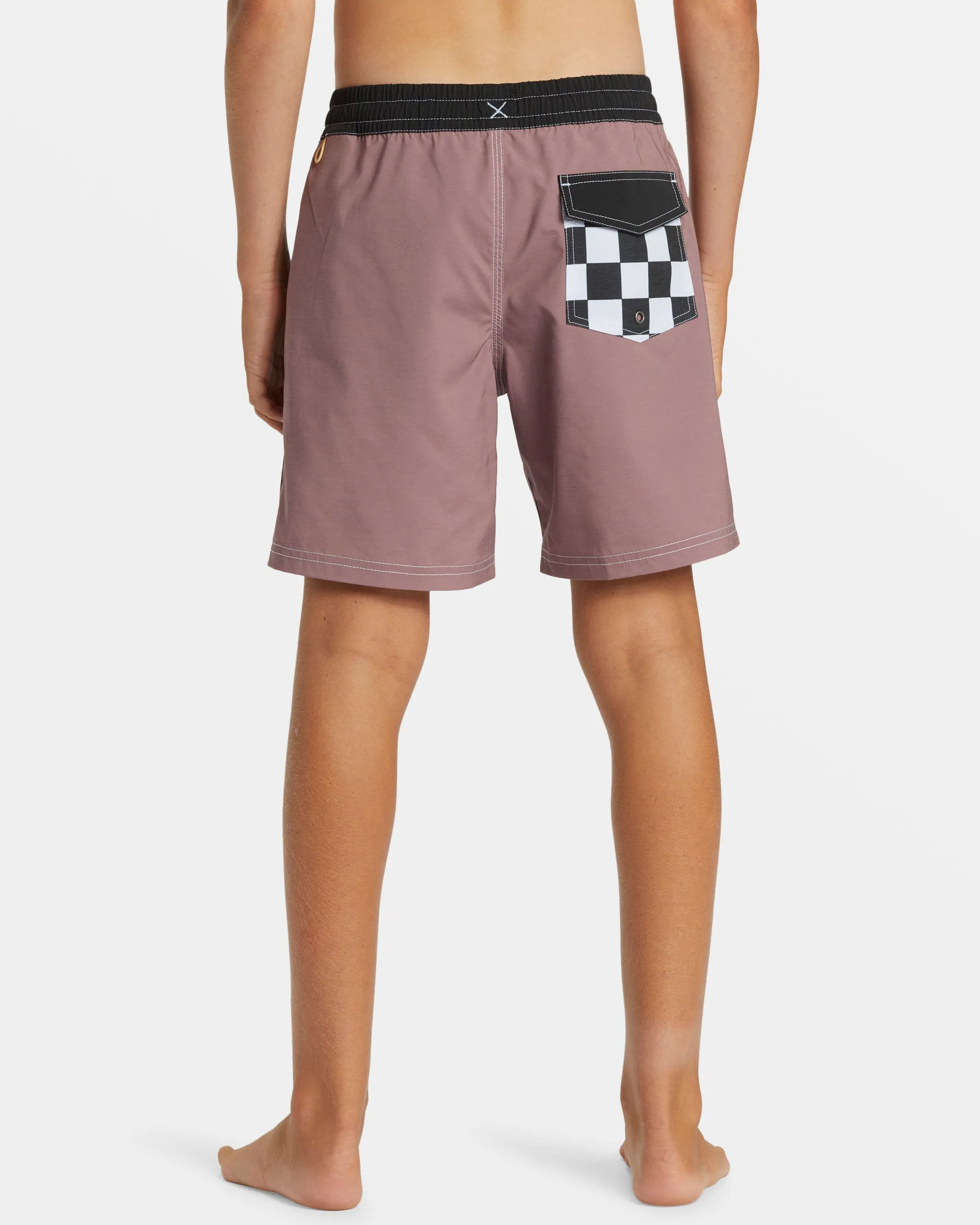 Boys 8-16 Original Straight Leg 15" Swim Trunks - Grape Shake sold by Quiksilver product image thumbnail 2