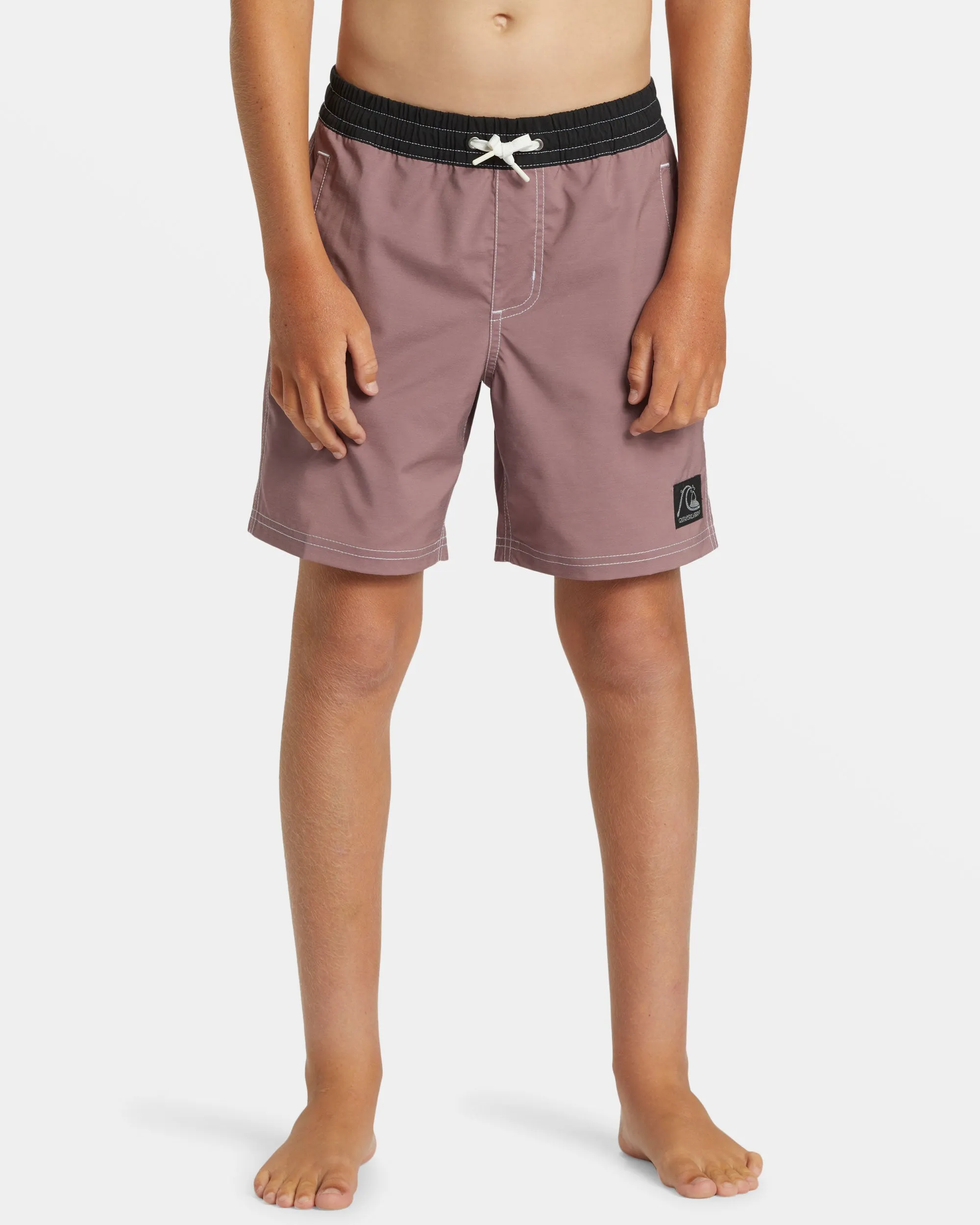 Boys 8-16 Original Straight Leg 15" Swim Trunks - Grape Shake sold by Quiksilver