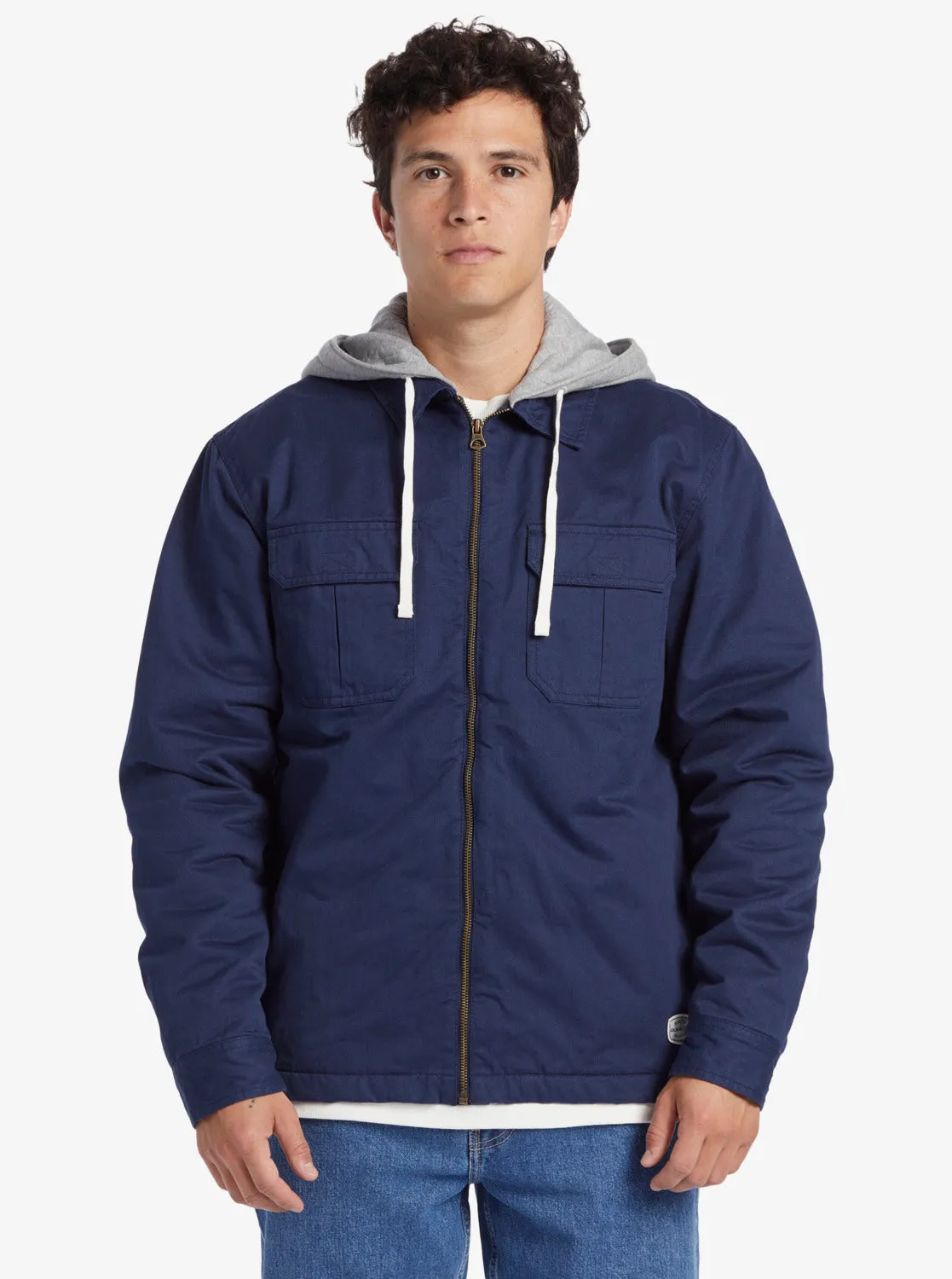 New Aitor Hooded Jacket - Naval Academy sold by Quiksilver product image thumbnail 3