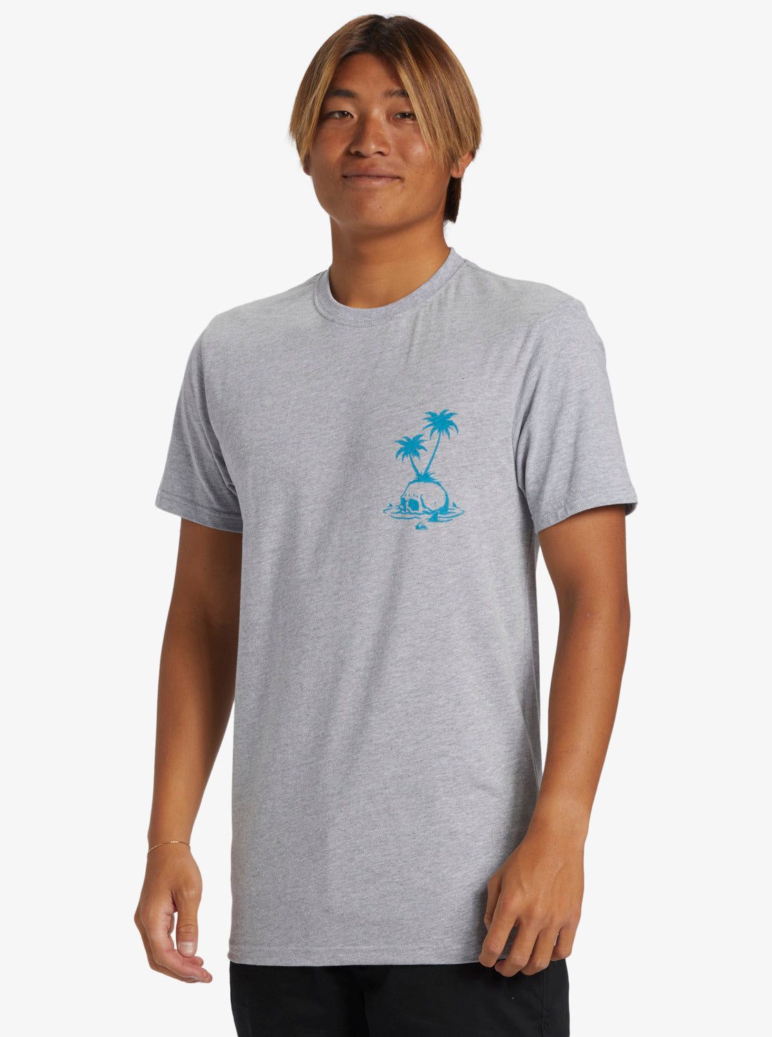 Skull Island T-Shirt - Athletic Heather sold by Quiksilver product image thumbnail 4