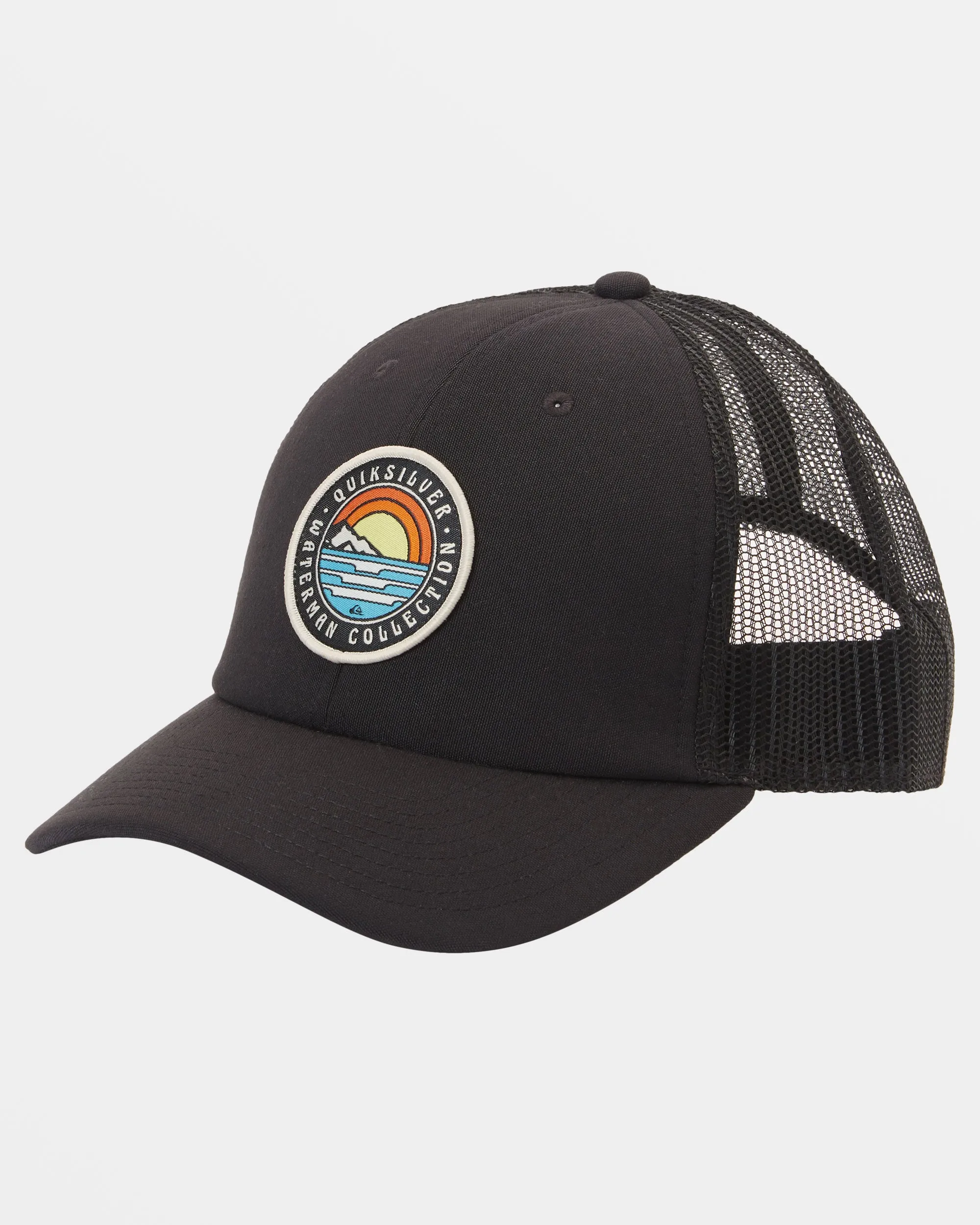 Waterman Hook Minded Trucker Hat - Jet Black sold by Quiksilver