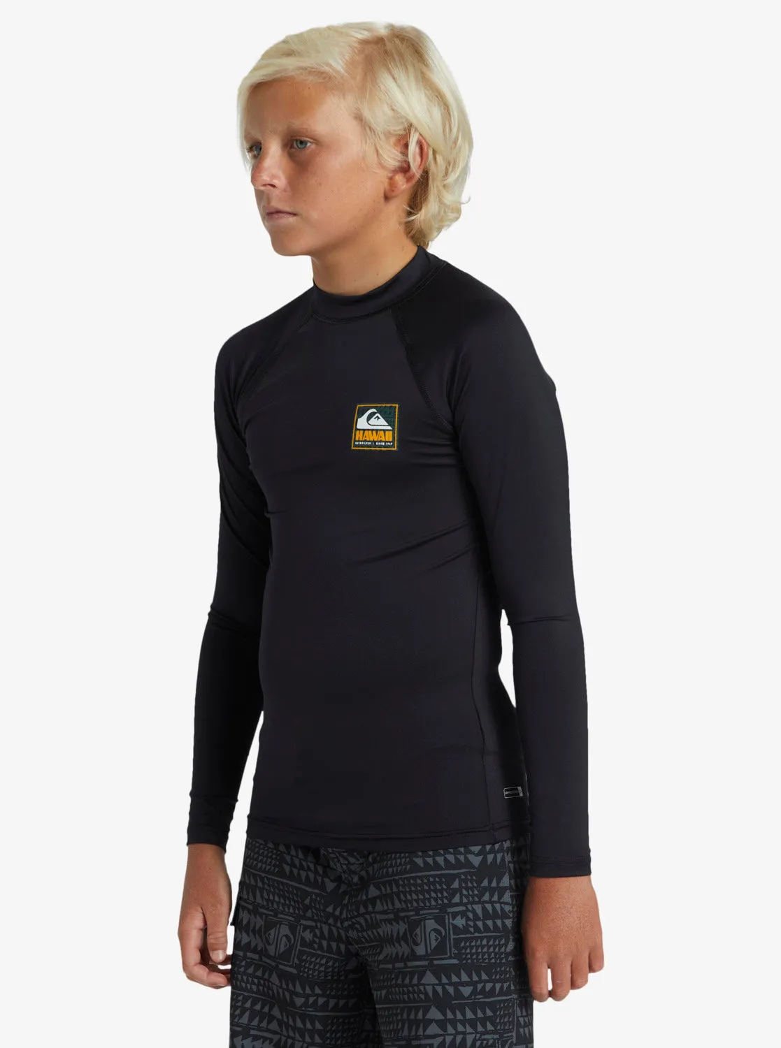 Boys 8-16 Hawaii Badge UPF50 Long Sleeve Rashguard - sold by Quiksilver product image thumbnail 4