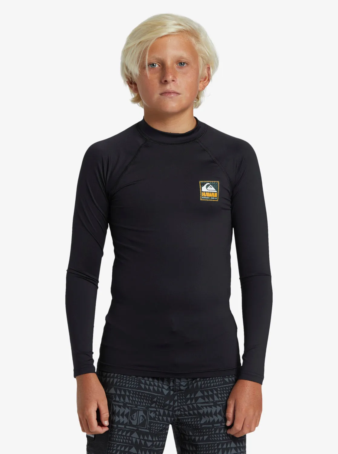 Boys 8-16 Hawaii Badge UPF50 Long Sleeve Rashguard - sold by Quiksilver product image thumbnail 3