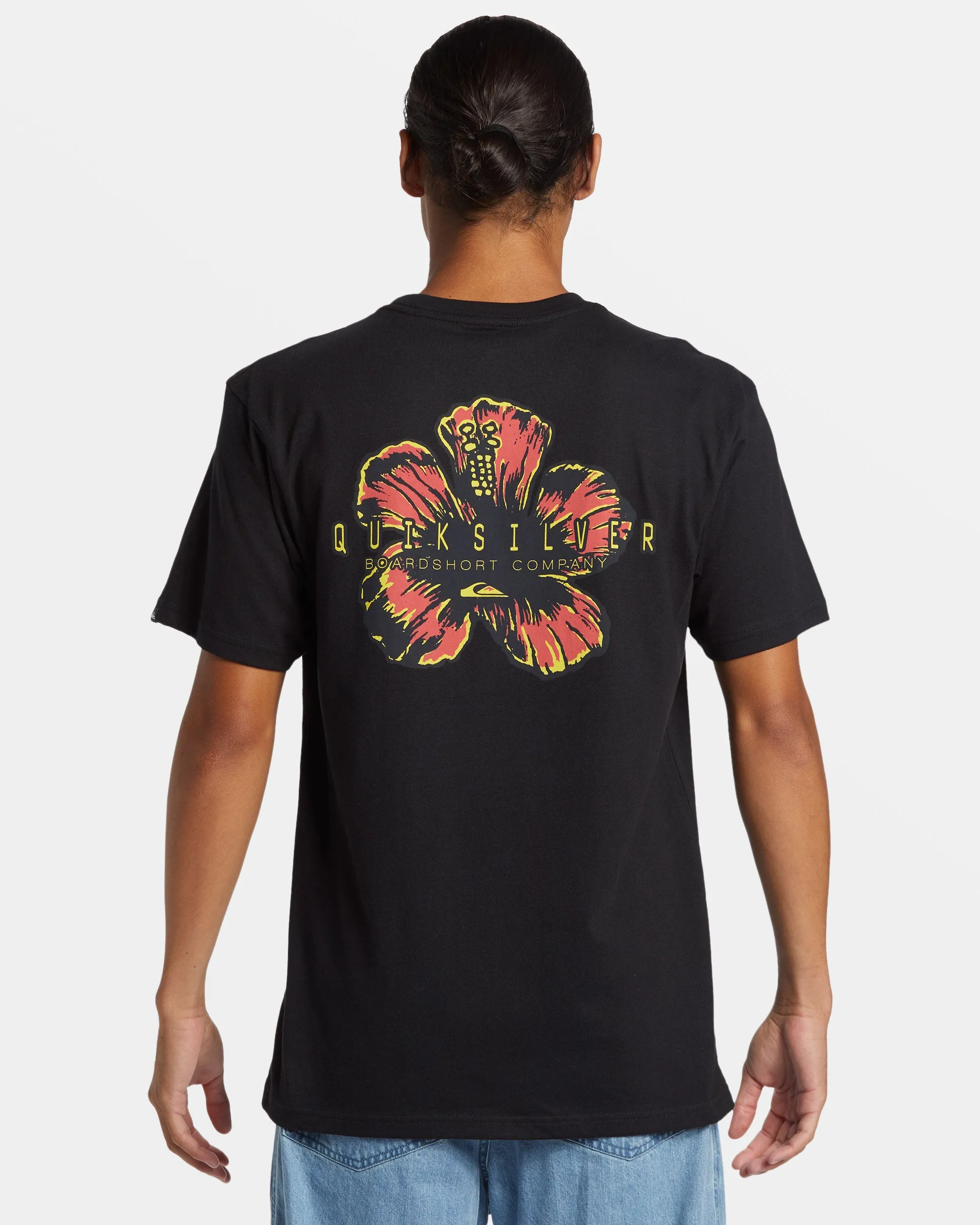 Hibiscus Pop T-Shirt - Black sold by Quiksilver product image thumbnail 2