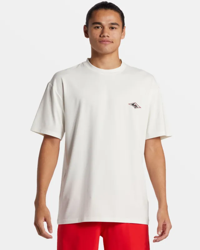 Everyday Short Sleeve Surf Tee - Snow White sold by Quiksilver