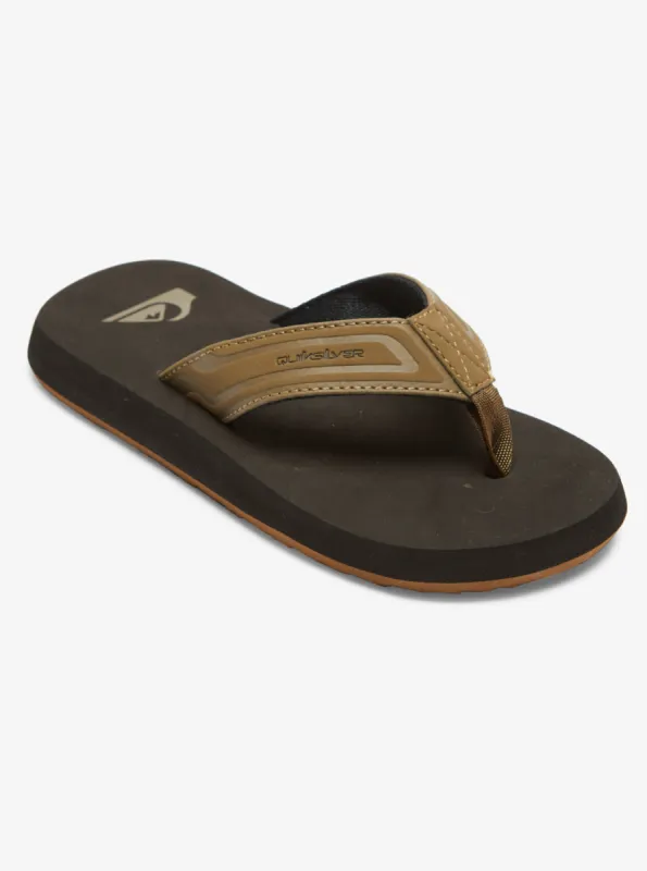 Boys 8-16 Monkey Wrench Core Sandals - Tan 1 made by Quiksilver