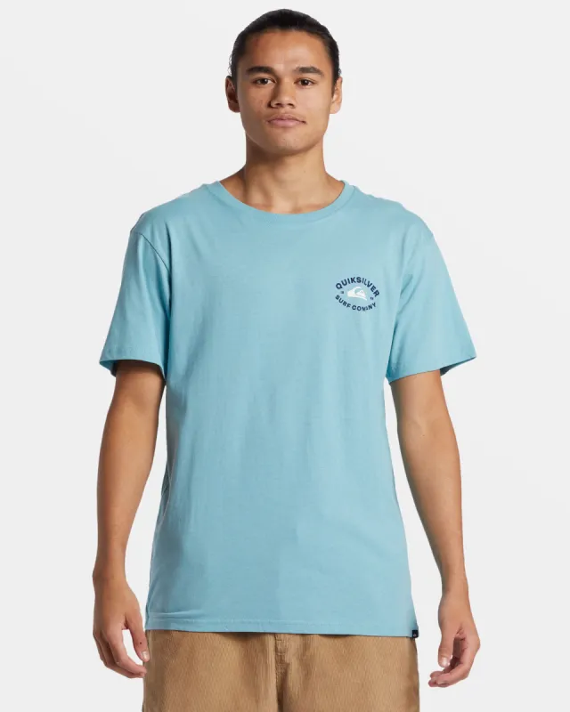 Stay In Bounds T-Shirt - Reef Waters sold by Quiksilver