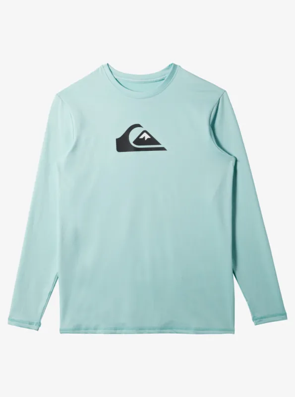 Boys 8-16 Solid Streak Long Sleeve - Pastel Turquoise sold by Quiksilver