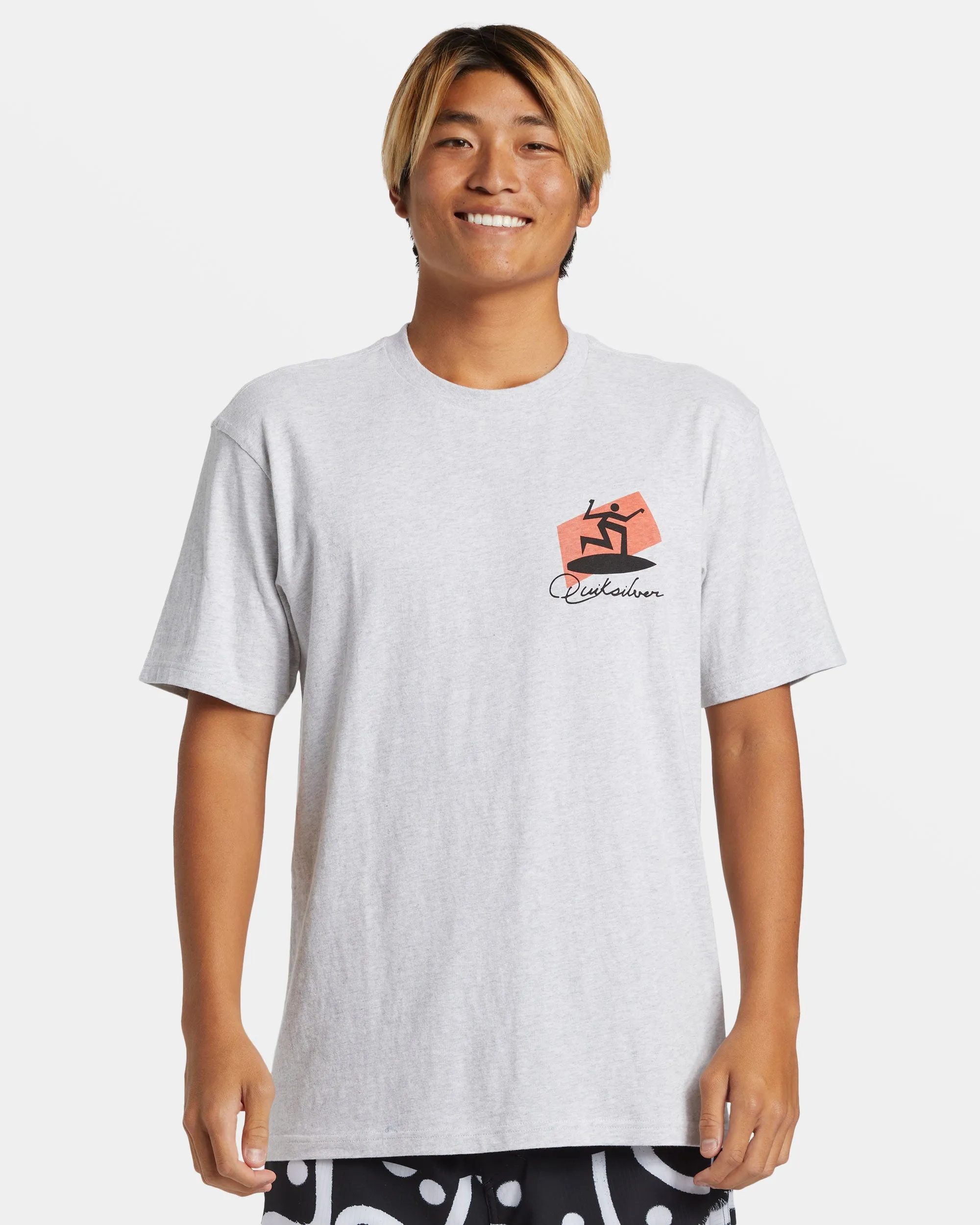 Surfer T-Shirt - Snow Heather sold by Quiksilver