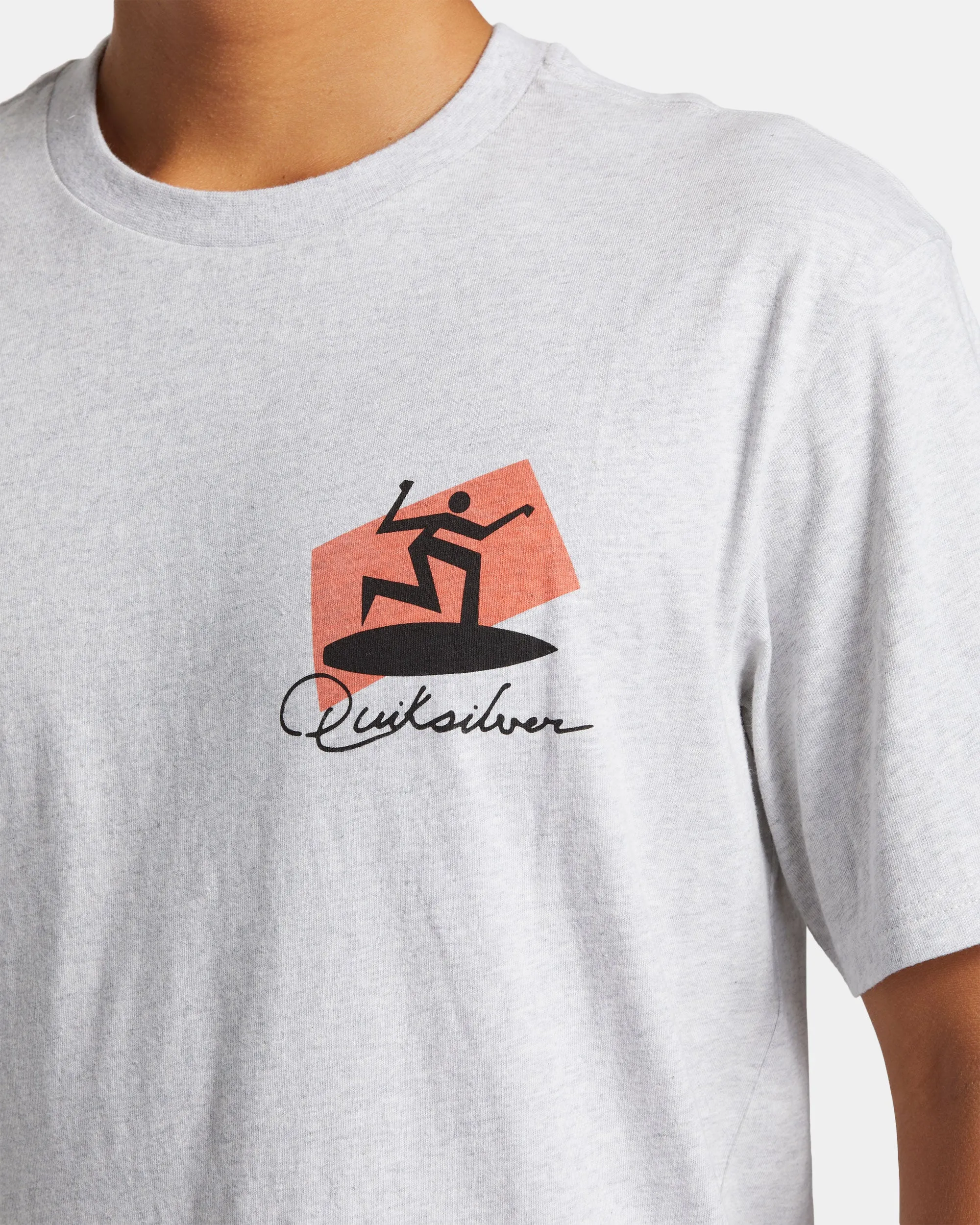 Surfer T-Shirt - Snow Heather sold by Quiksilver product image thumbnail 5