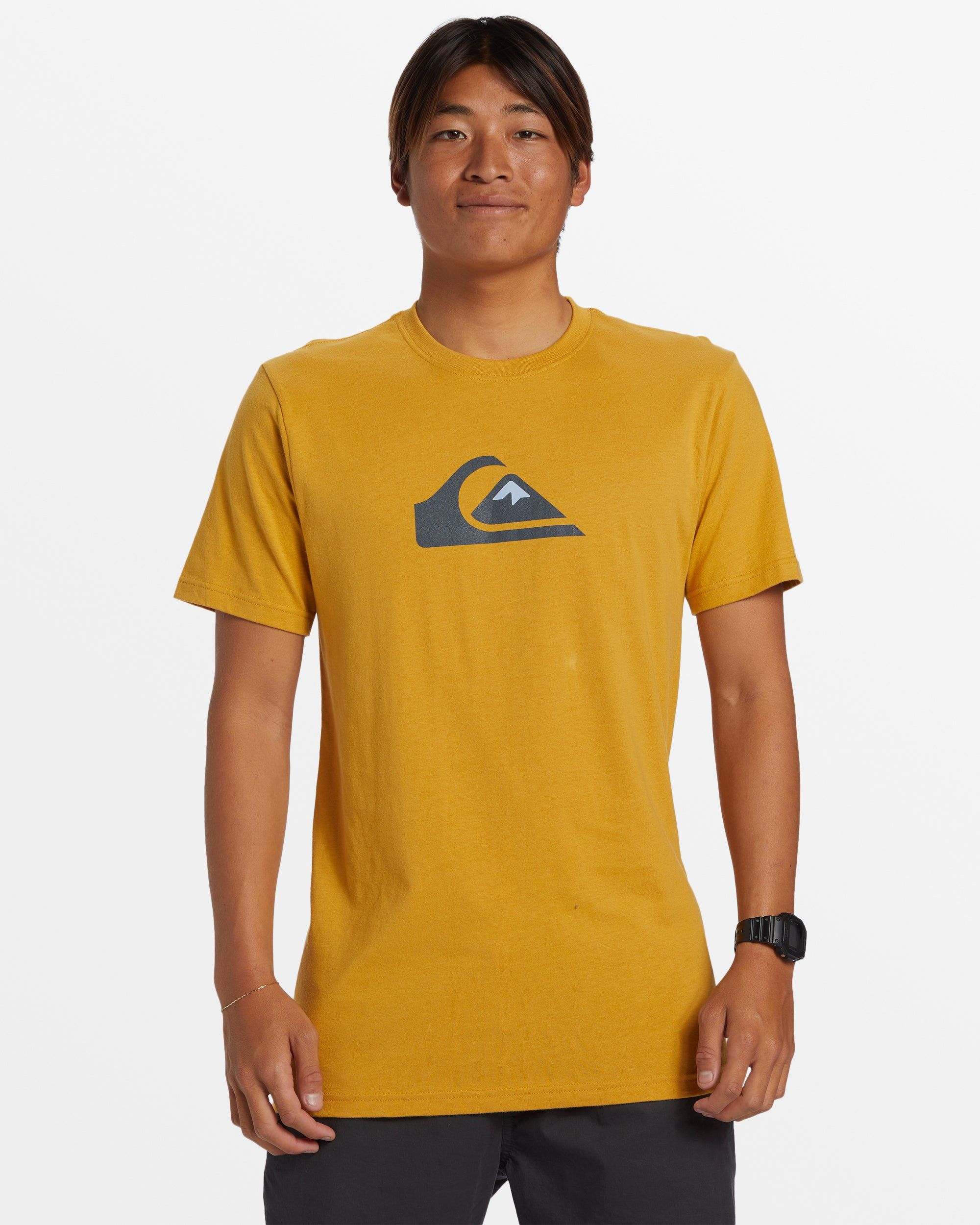 Comp Logo T-Shirt - Mustard sold by Quiksilver