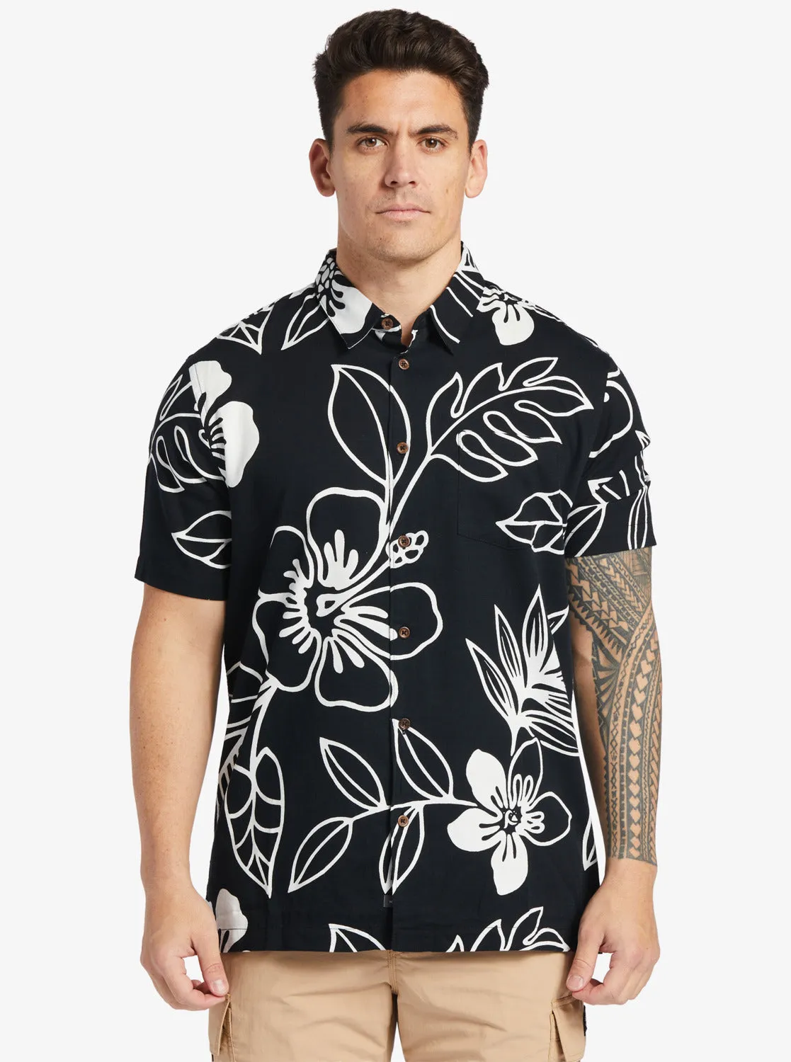 Waterman Cruise Town Woven Shirt - Black Cruise Town sold by Quiksilver product image thumbnail 3