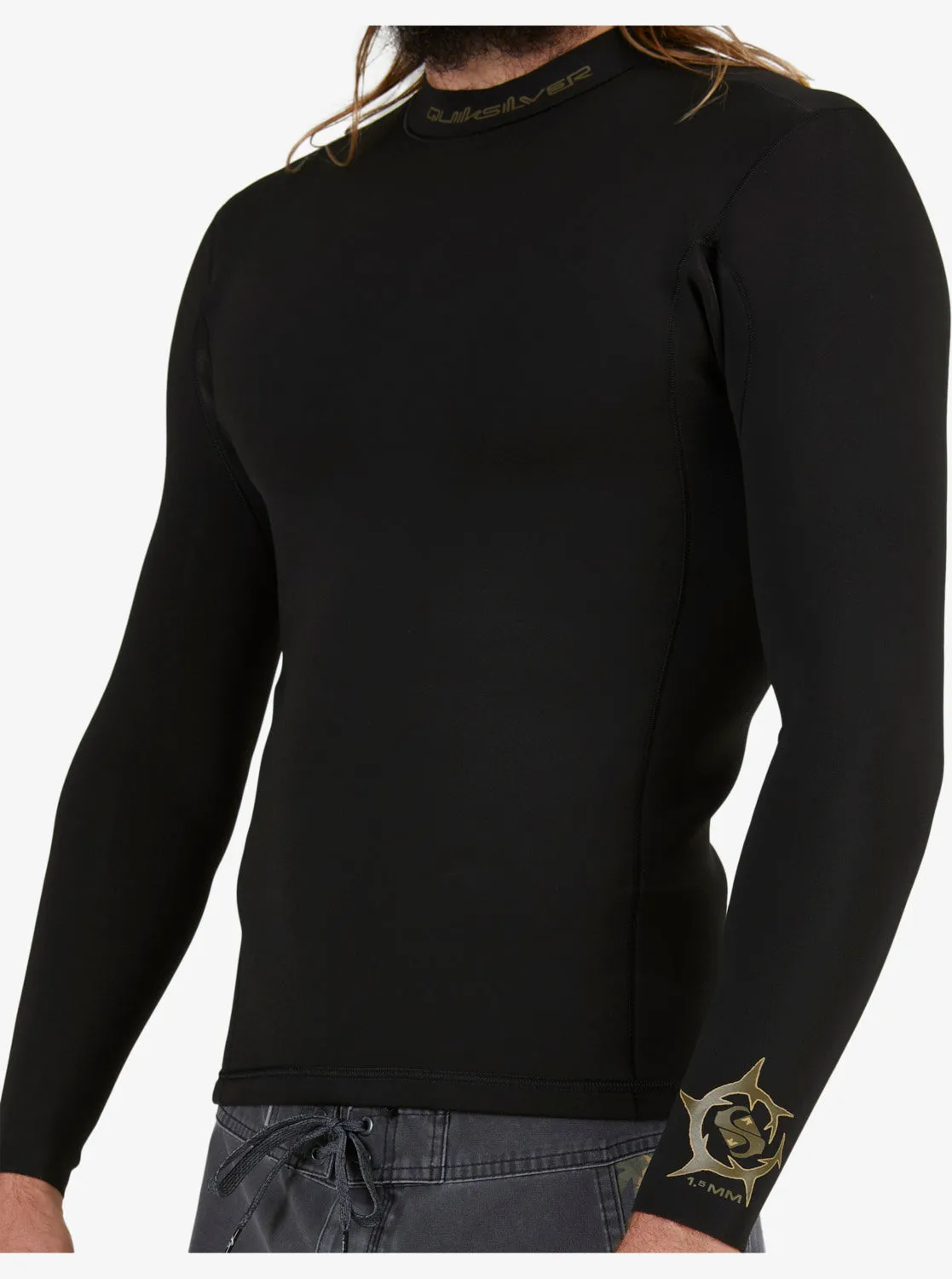 1.5mm Mikey Wright Everyday Sessions Wetsuit Jacket - Black sold by Quiksilver product image thumbnail 4