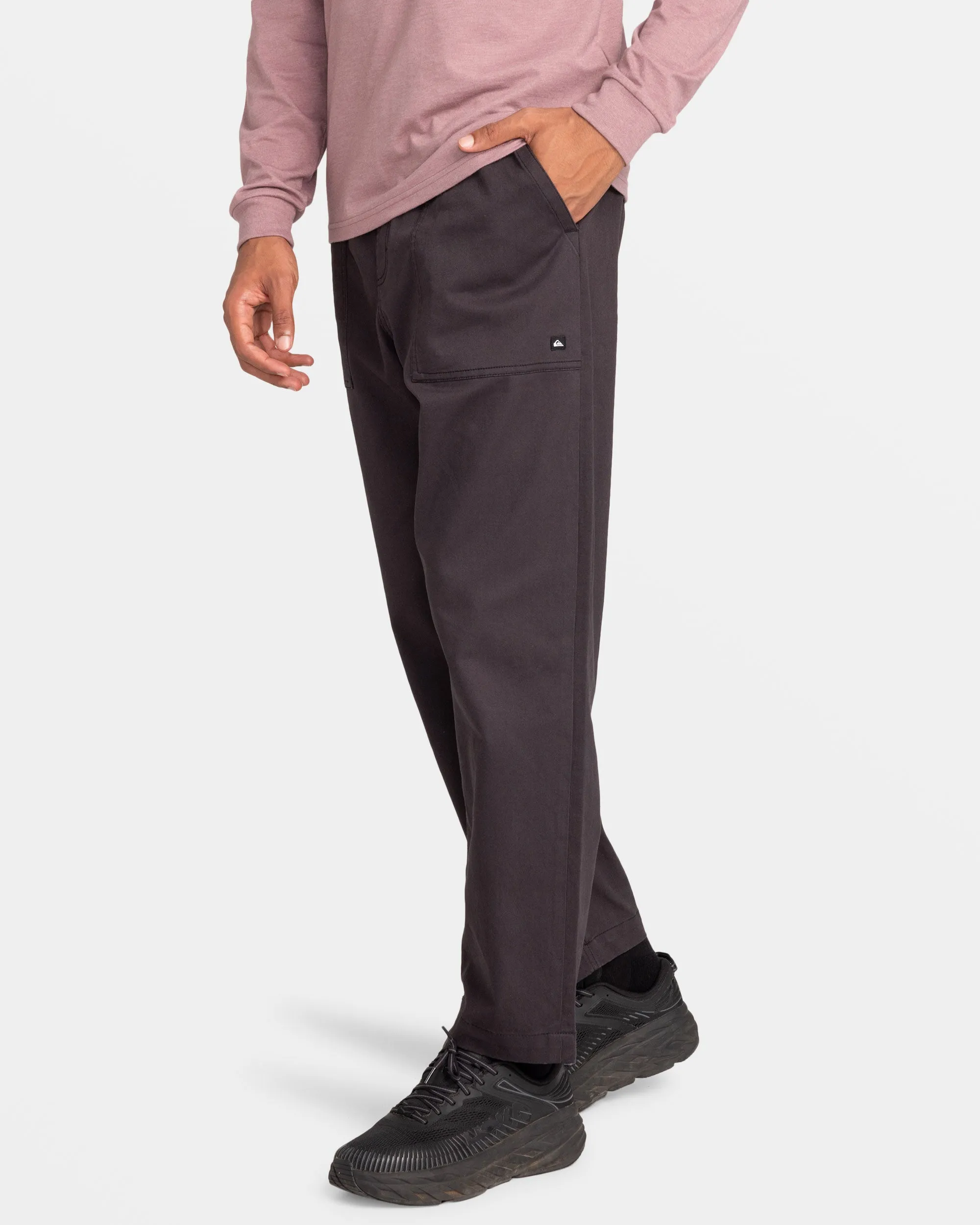 Run Ashore Elastic Waist Pants - Tarmac sold by Quiksilver product image thumbnail 4