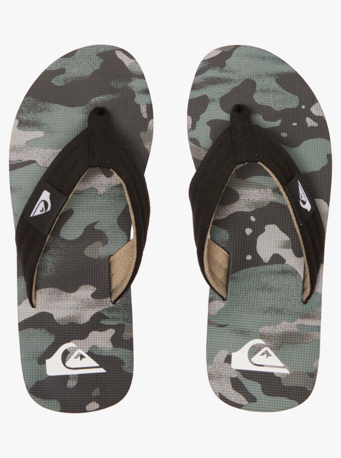 Molokai Layback Sandals For Men - Black/Green/Black sold by Quiksilver product image thumbnail 4