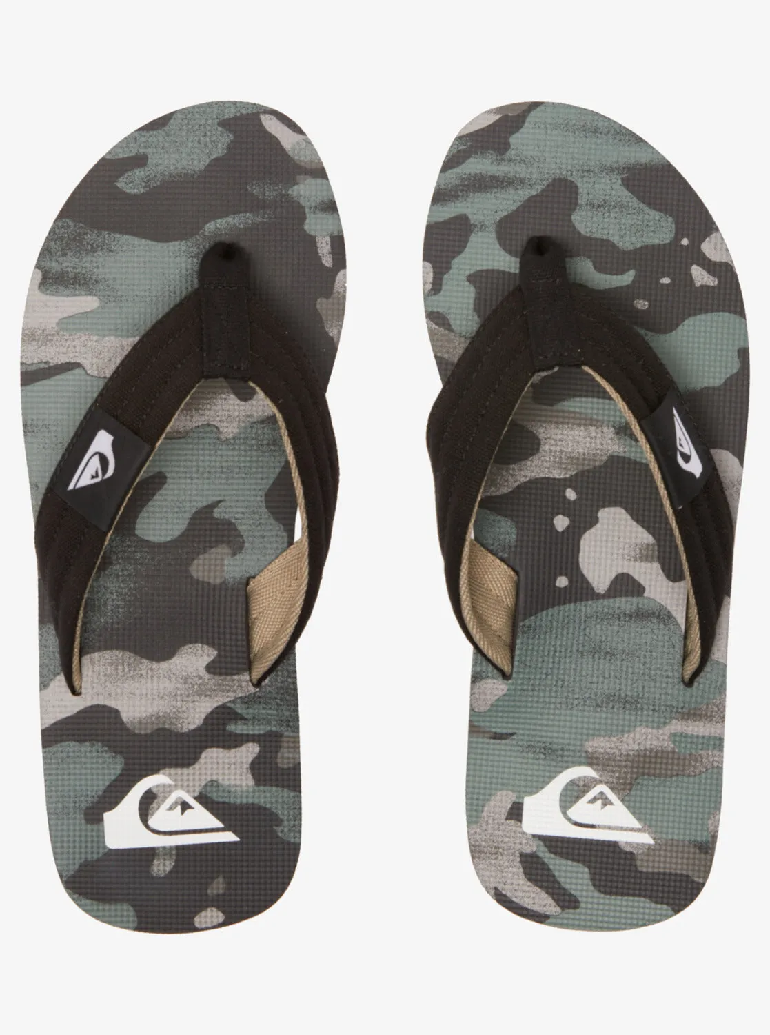 Molokai Layback Sandals - Black/Green/Black sold by Quiksilver product image thumbnail 4