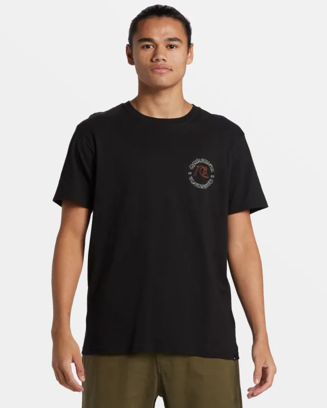 Bubble Outline T-Shirt - Black sold by Quiksilver