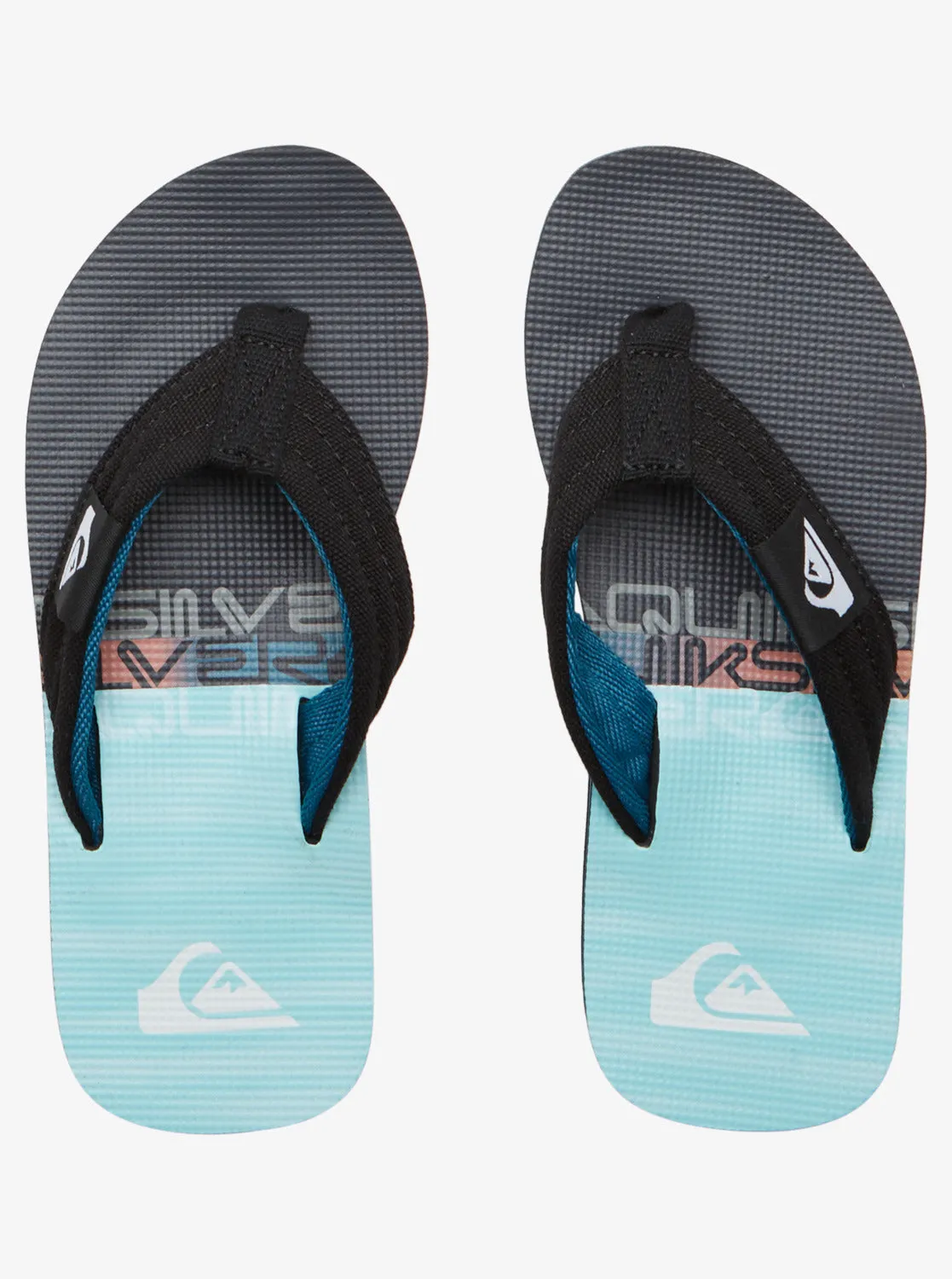 Boys 8-16 Boys 8-16 Molokai Layback Sandals - Black/Black/Blue sold by Quiksilver product image thumbnail 4