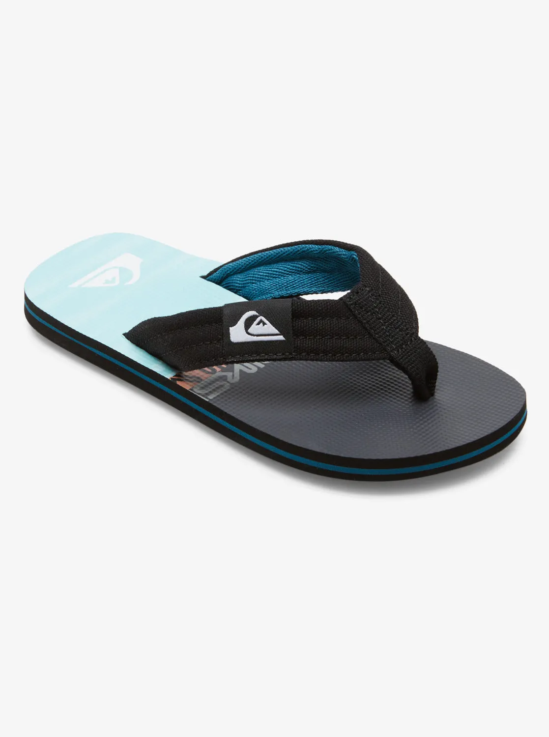 Boys 8-16 Boys 8-16 Molokai Layback Sandals - Black/Black/Blue sold by Quiksilver