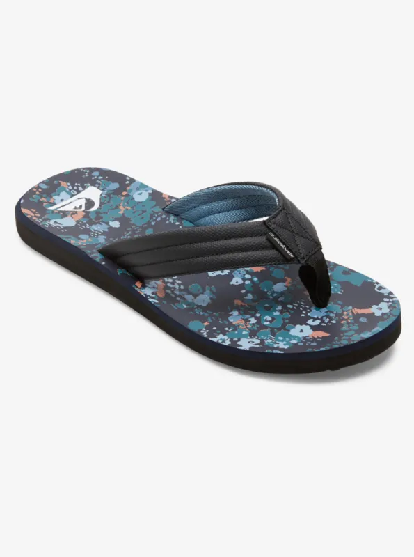 Carver Print Sandals - Blue 8 sold by Quiksilver