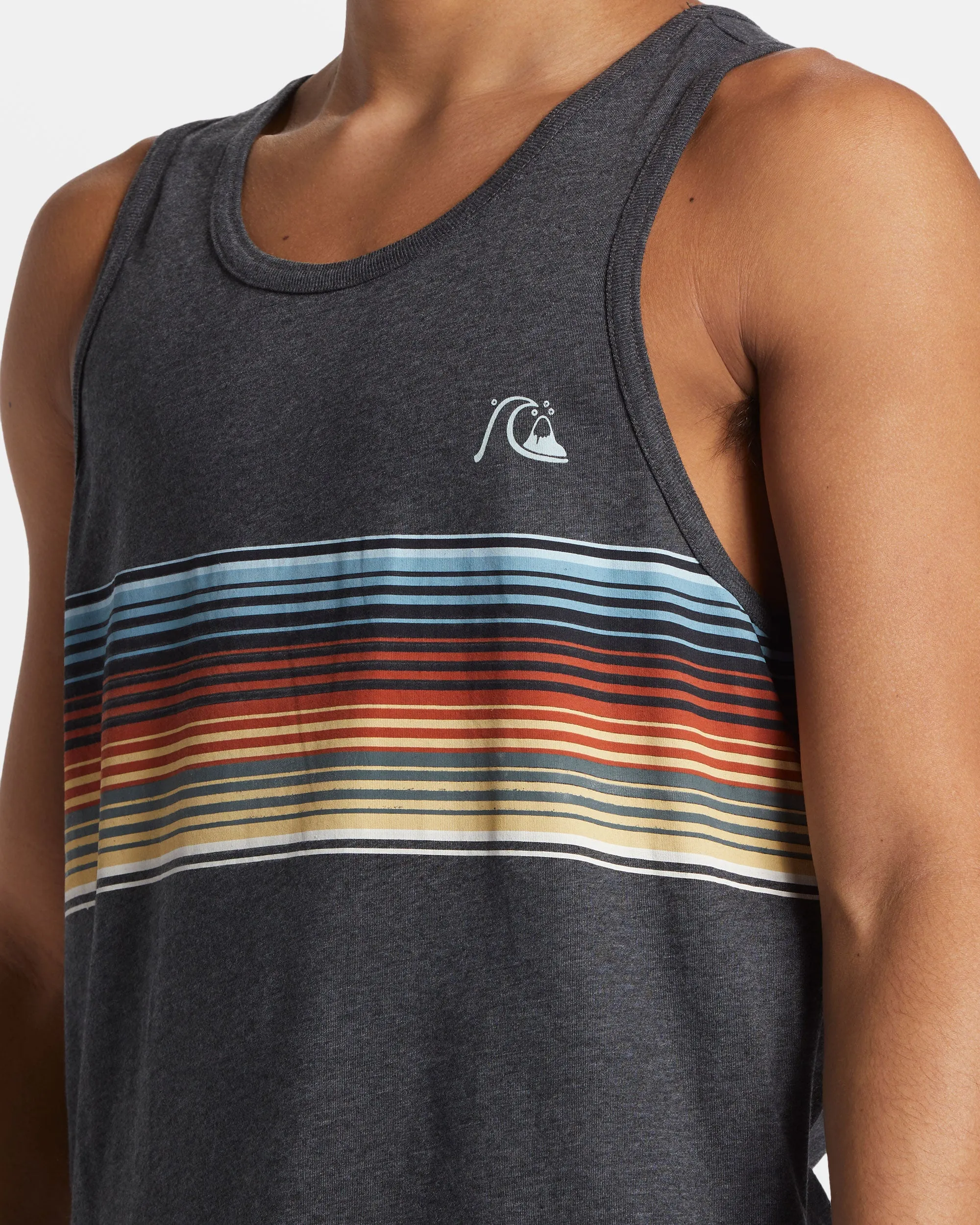 Swell Vision Tank T-Shirt - Charcoal Heather sold by Quiksilver product image thumbnail 5
