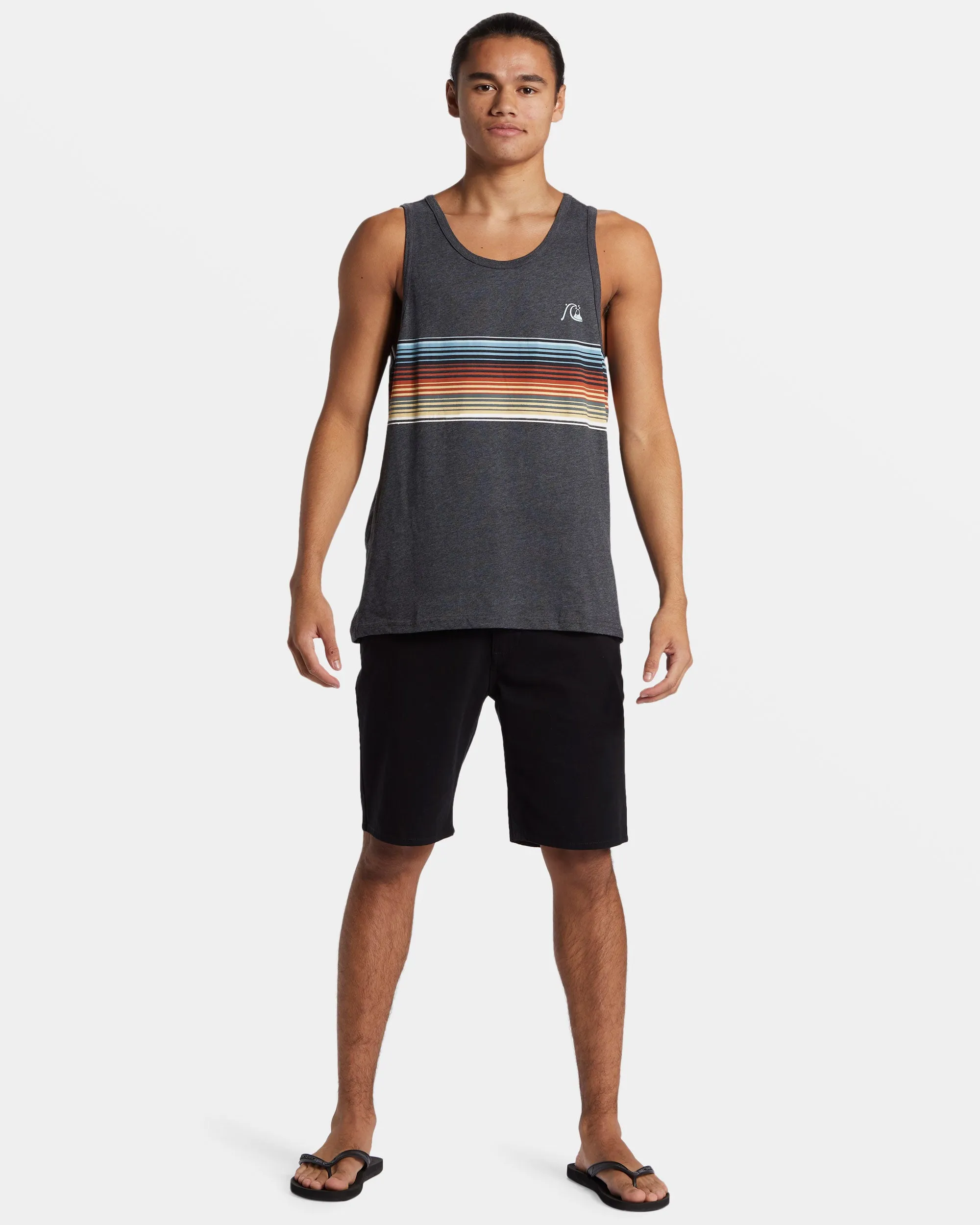 Swell Vision Tank T-Shirt - Charcoal Heather sold by Quiksilver product image thumbnail 3