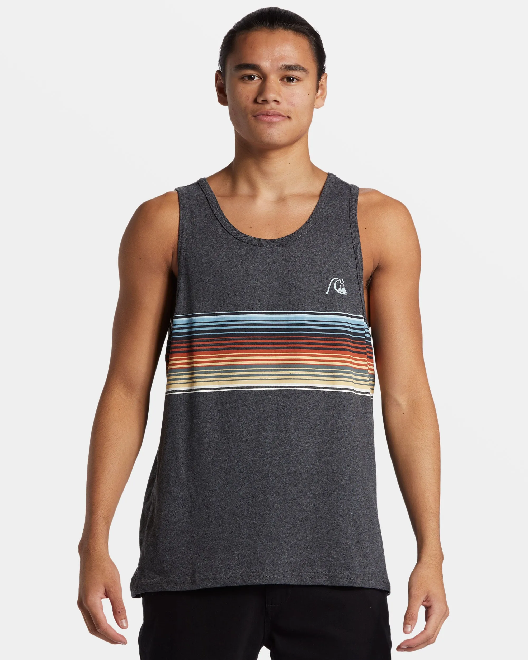 Swell Vision Tank T-Shirt - Charcoal Heather sold by Quiksilver