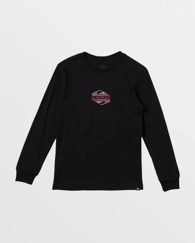 Boys 8-16 Diamond Long Sleeve T-Shirt - Black sold by Quiksilver