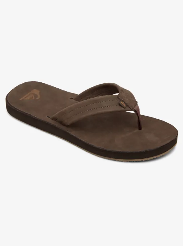 Erreka Leather Sandals - Brown/Brown/Brown made by Quiksilver