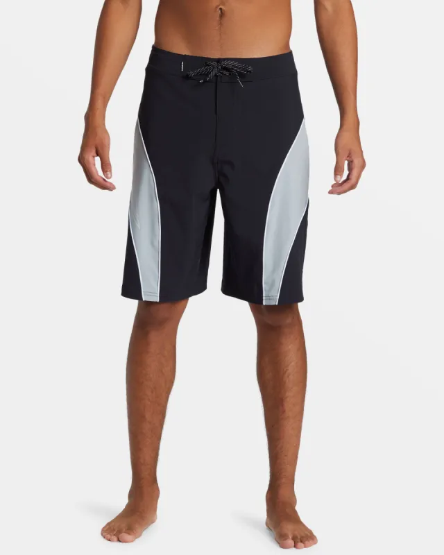 Mercury Slash Panel 20" Boardshorts - Black sold by Quiksilver