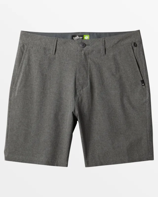 E Union Heather 18" Amphibian Boardshorts - Black sold by Quiksilver